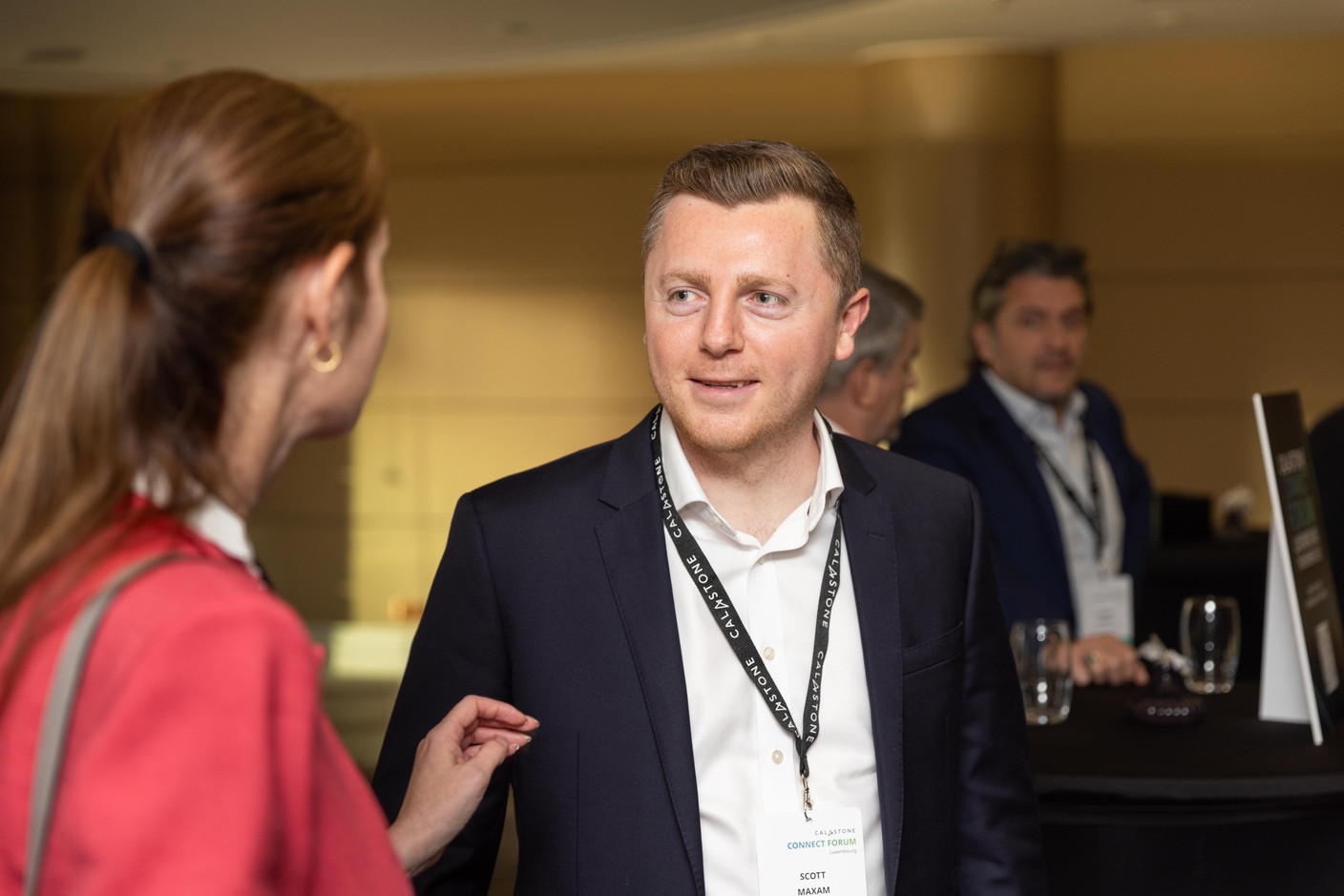 Scott Maxam (Calastone) at the annual Calastone Connect Forum, which was held on 7 November 2023 at the Sofitel in Kirchberg. Photo: Romain Gamba/Maison Moderne