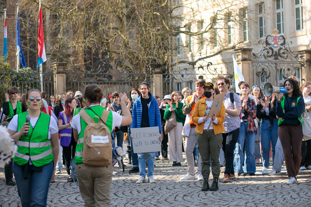 Many youths on 25 March protested climate inaction in Luxembourg. Matic Zorman / Maison Moderne