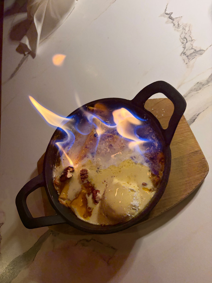 Tasting the crêpe Suzette is a must at Häerz restaurant. (Photo: Alix Bellac/Paperjam)