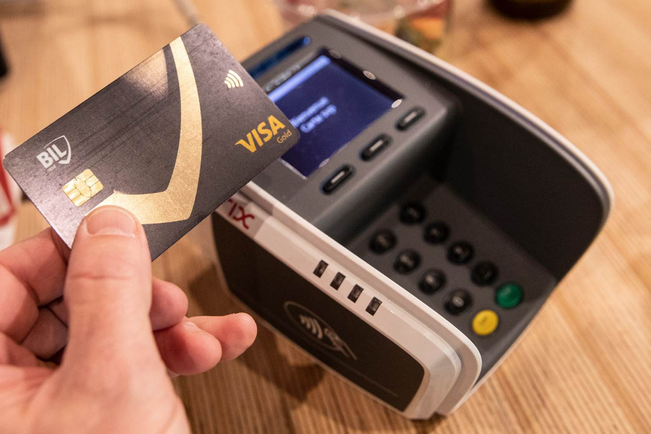 In 2022, 52% of in-store payments were made by card in Luxembourg, compared with 34% across the European Union. Photo: Guy Wolff / Maison Moderne
