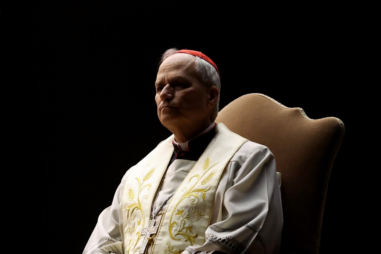 Cardinal Robert Prevost was elected to be the next pope by his fellow cardinals on 8 May 2025. Pictured is Prevost in front of St Peter’s Basilica, 3 March 2025.  Photo: Shutterstock