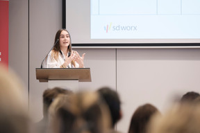 Justine Boehm (SD Worx). (Photo: Jan Hanrion/Paperjam)
