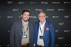 Christophe Van Zyl (Marks & Clerk LLP) et Pedro Castilho (Verbalius). (Photo: Jan Hanrion/Paperjam)