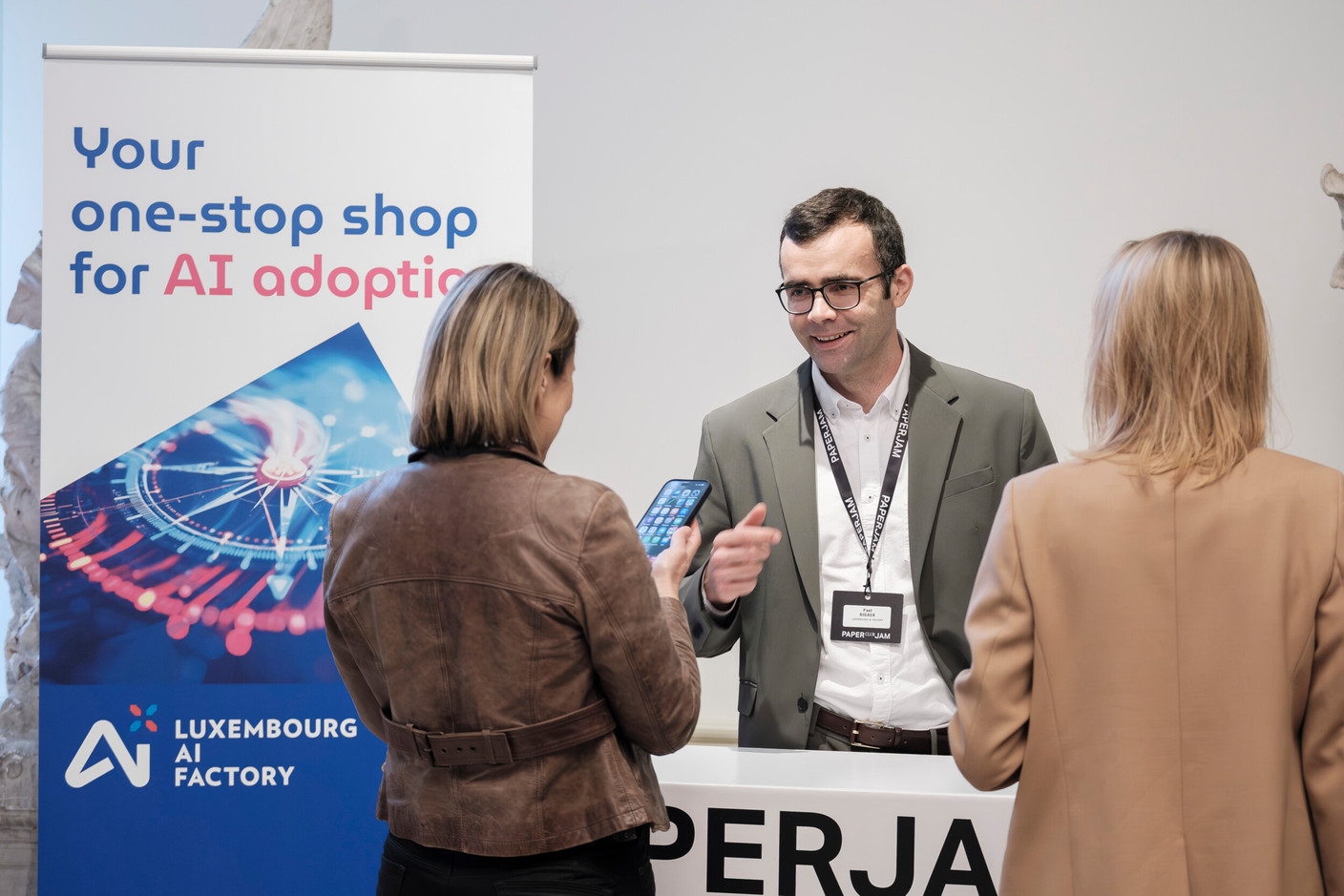 Paul Rigaux (Luxembourg AI Factory). (Photo: Jan Hanrion/Paperjam)