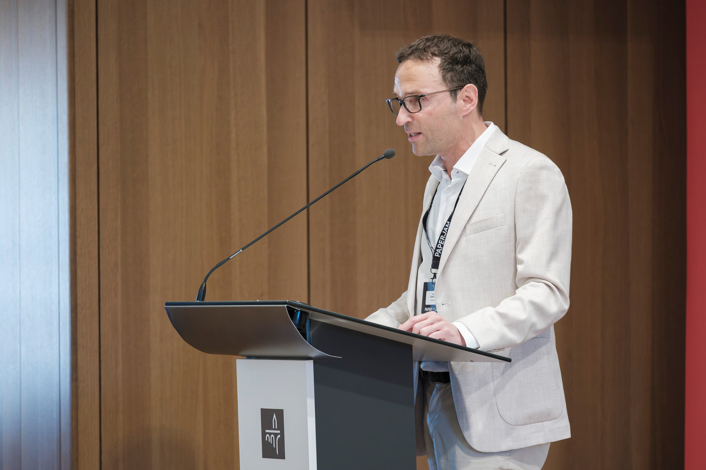 Luigi Garofoli (Spuerkeess). (Photo: Jan Hanrion/Paperjam)