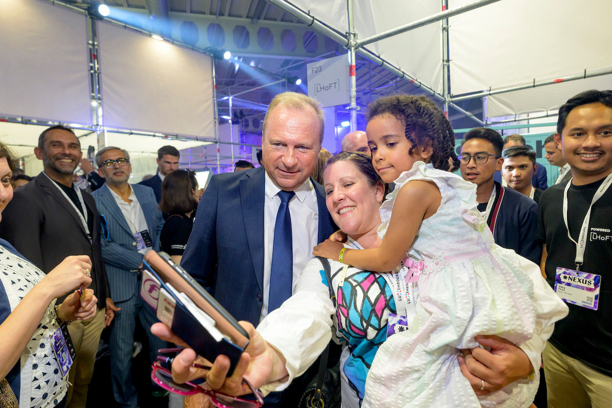 Finance minister Gilles Roth (CSV) did not come empty-handed in order to accelerate the digitisation of the financial centre and make it more attractive to alternative asset managers. Photo: Nader Ghavami