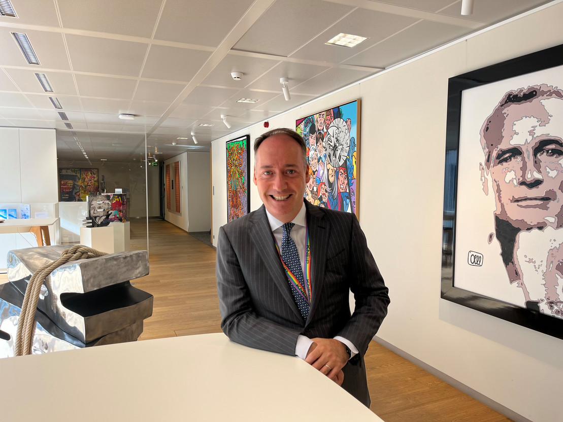 Enrique Sacau, the CEO of fund data management and reporting solutions specialist Kneip Crédit photo : Kneip