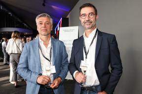 Frédéric Robert et Pascal Robert (Microtis). (Photo: Marie Russillo/Maison Moderne)