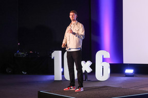 Zach Traer (Talkwalker). (Photo: Marie Russillo/Maison Moderne)