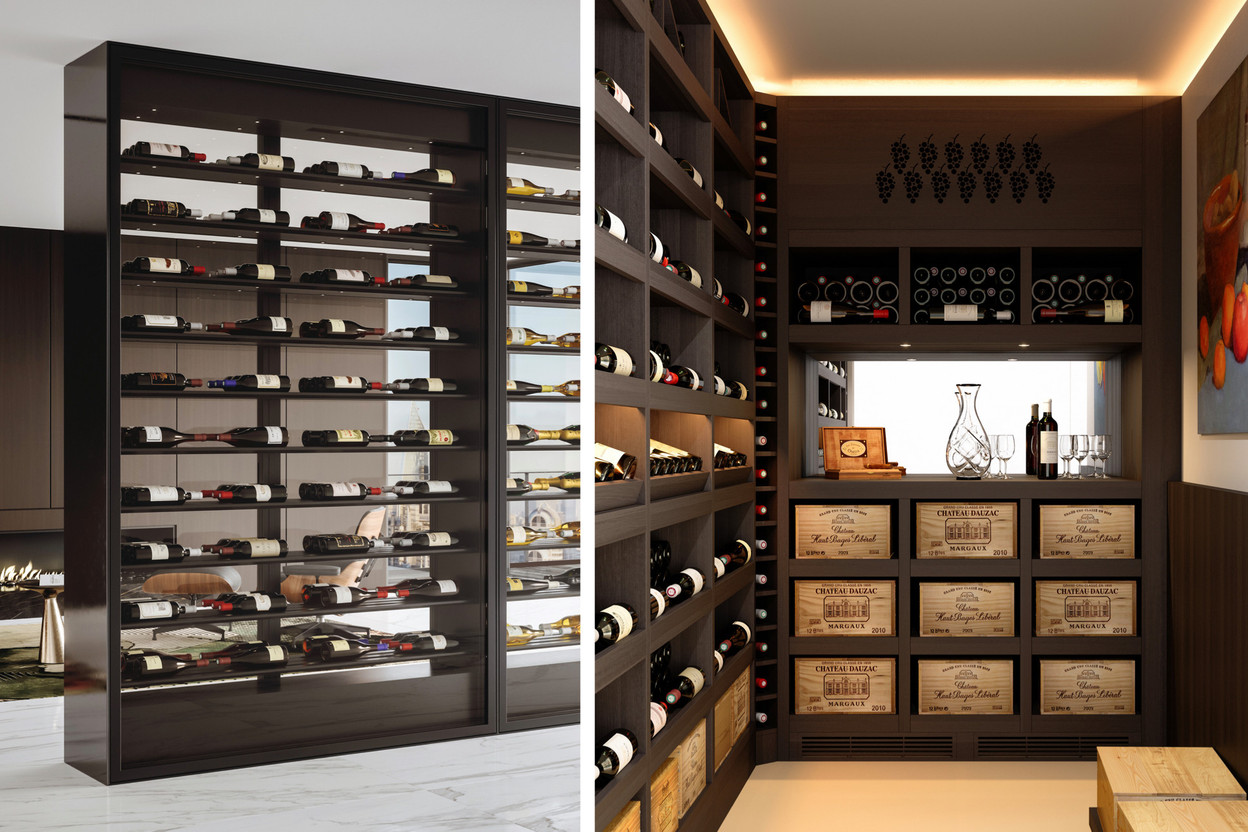 La Sartoriale conçoit d’élégantes caves à vins qui séduisent les épicuriens, les amateurs de grands crus et de beaux objets. (Photos: La Sartoriale)