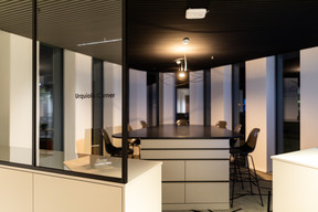 Creative corner in the CBRE House installed in the Prism building at the Cloche d'Or. Photo: Maëlle Helias Louis