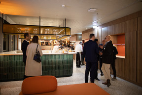 Inauguration of the CBRE House installed in the Prism building at the Cloche d'Or. Photo: Maëlle Helias Louis
