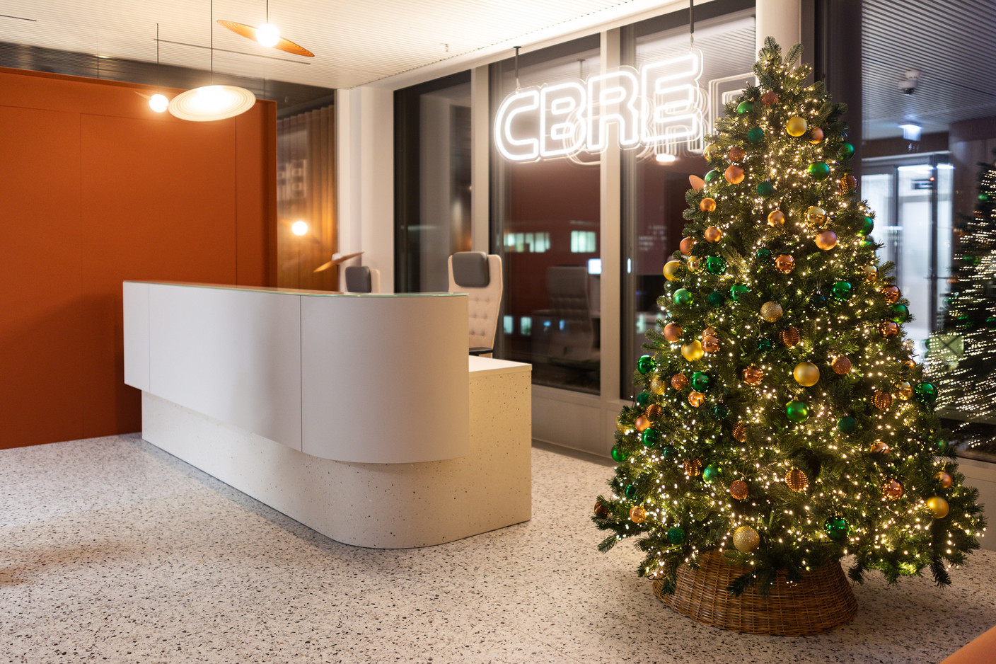 Inauguration of the CBRE House installed in the Prism building at the Cloche d'Or. Photo: Maëlle Helias Louis