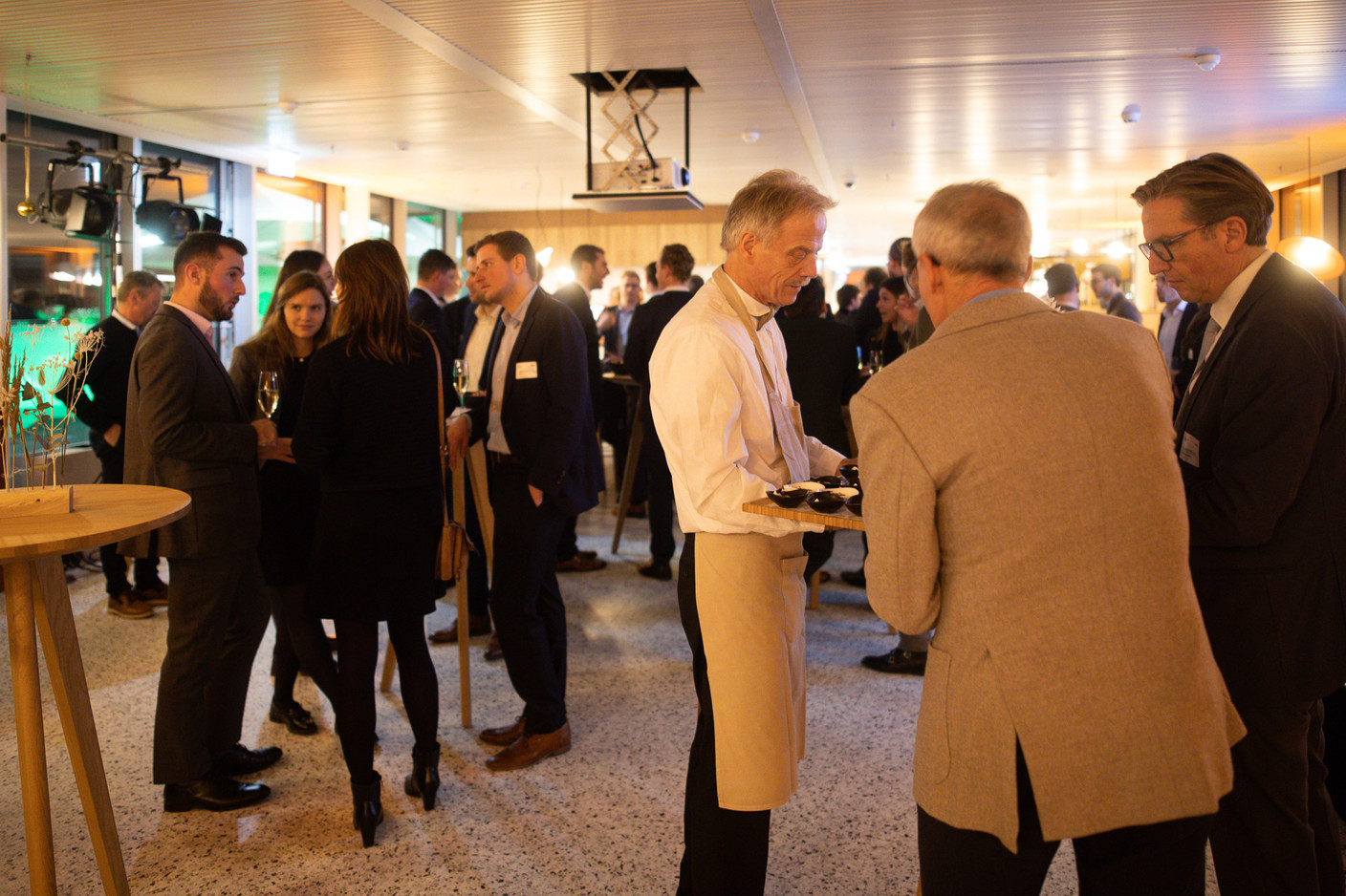 Inauguration of the CBRE House installed in the Prism building at the Cloche d'Or. Photo: Maëlle Helias Louis