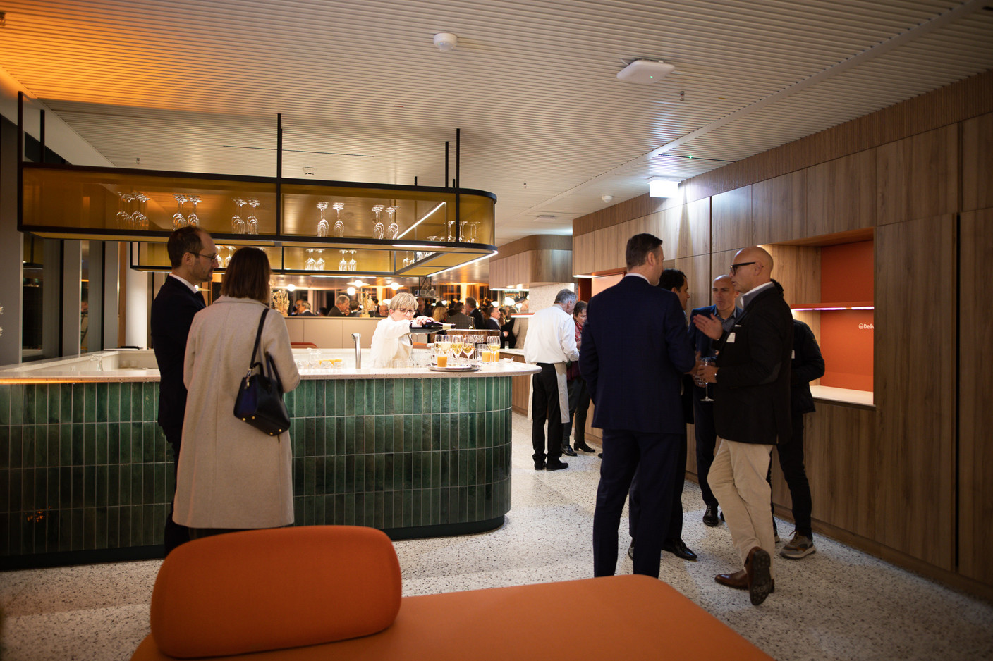 Inauguration of the CBRE House installed in the Prism building at the Cloche d'Or. Photo: Maëlle Helias Louis