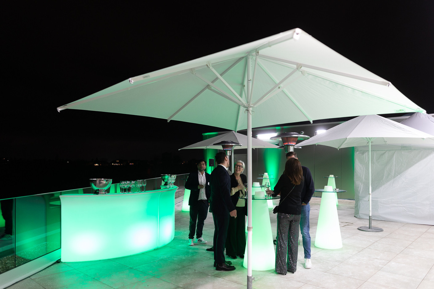 Inauguration of the CBRE House installed in the Prism building at the Cloche d'Or. Photo: Maëlle Helias Louis