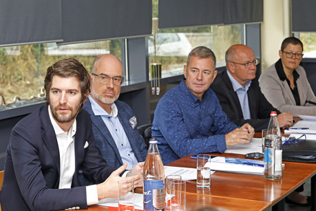 «Nous avons déjà réalisé plusieurs projets ensemble, qui ont très bien fonctionné, c’est pourquoi l’idée de mettre en place une collaboration stratégique officielle serait une belle opportunité», a expliqué Max Didier, membre du conseil d’administration de CDCL (au premier plan). (Photo: Olivier Minaire)