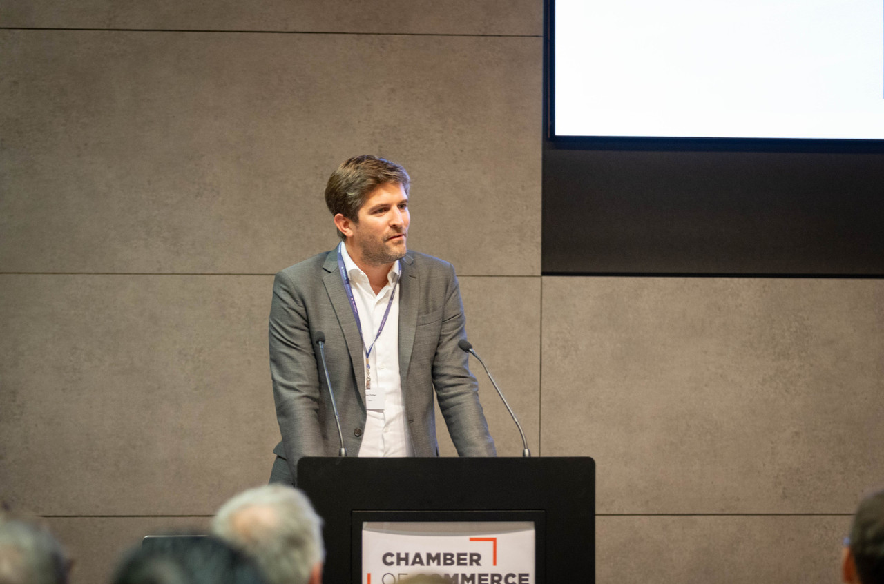 Max Didier (CDCL) was elected chairman of the executive board of the developers' section of the Chambre immobilière, Luxembourg’s chamber of estate agents, 19 September 2024. Photo: Ministry of Home Affairs