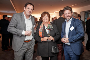 Mario Grotz (Ministère de l'Économie), Michèle Detaille (Fedil) et Nicolas Henckes (CLC) (Photo: Eric Devillet)