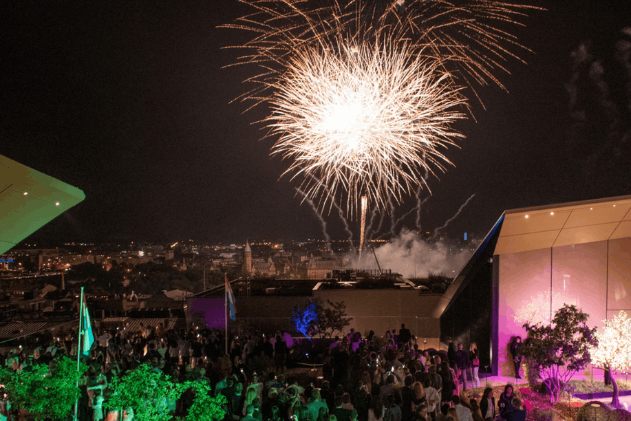Rooftop party at SixSeven for National Day. Photo: SixSeven