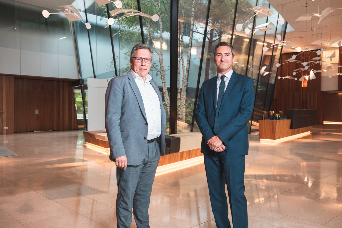 Luc Rasschaert, CEO and Maël Toledano Chief Commercial Officer at WEALINS Maison Moderne