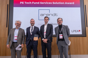 The first edition of the awards brought together more than 300 participants, including 42 technology providers, fund services players, GPs, LPs, and innovation leaders. (Photo: Nader Ghavami)