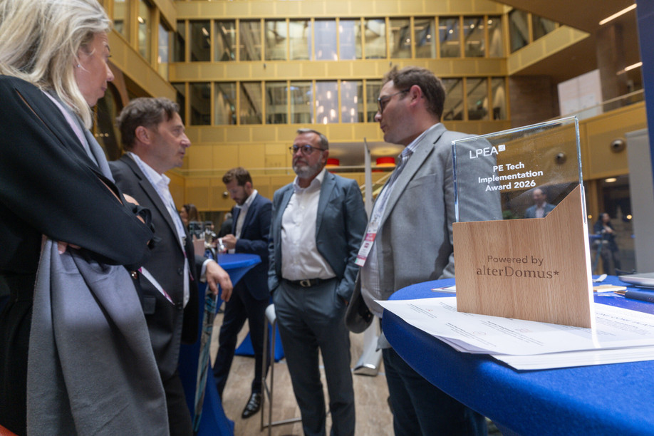 The first edition of the awards brought together more than 300 participants, including 42 technology providers, fund services players, GPs, LPs, and innovation leaders. (Photo: Nader Ghavami)