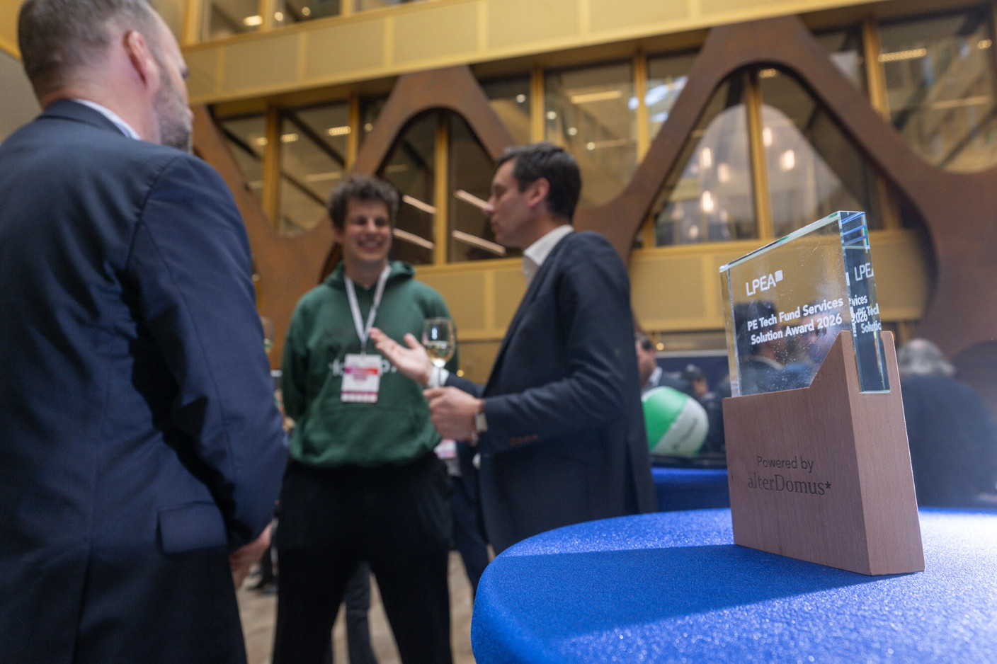 The first edition of the awards brought together more than 300 participants, including 42 technology providers, fund services players, GPs, LPs, and innovation leaders. (Photo: Nader Ghavami)