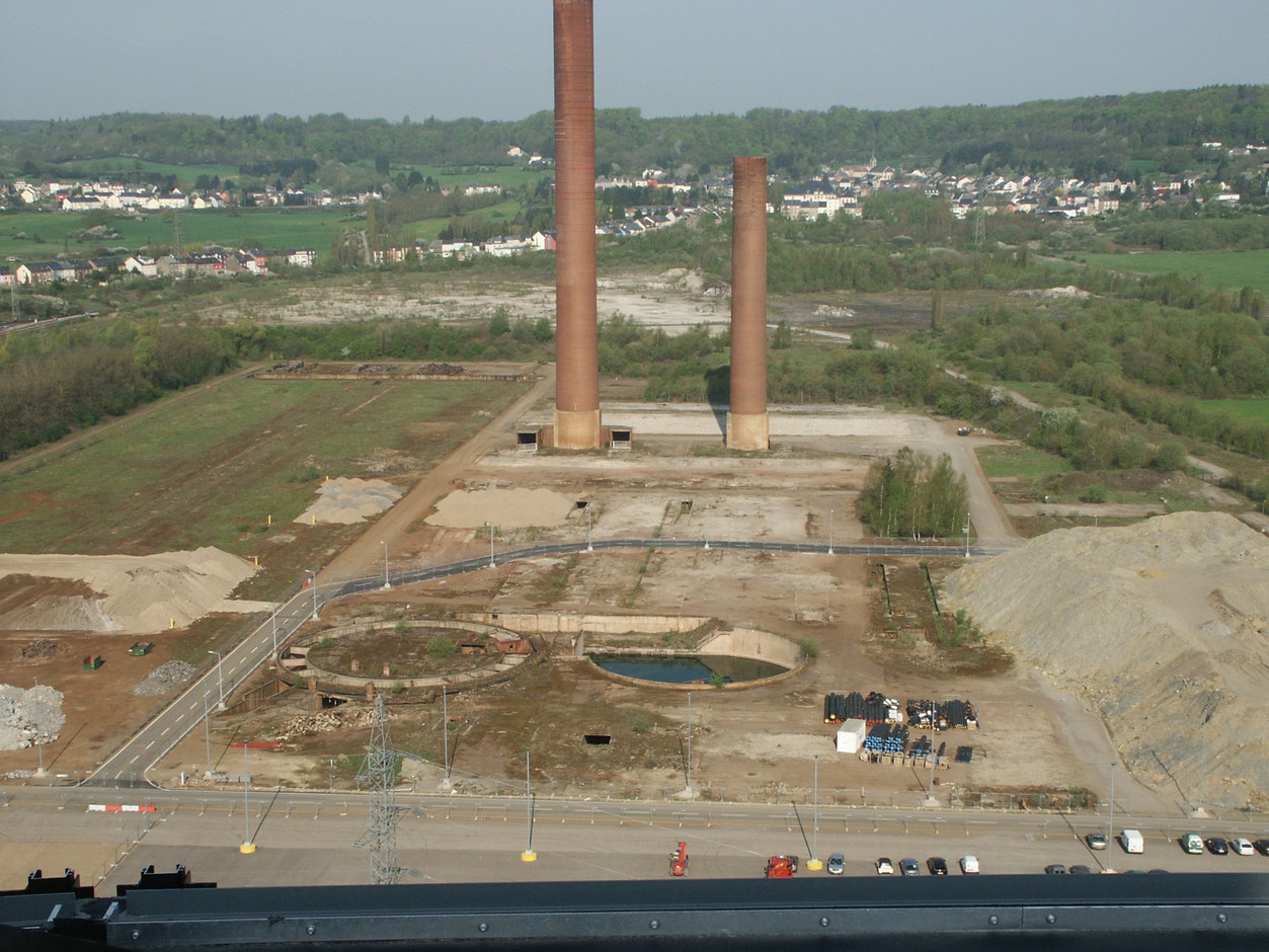 View of the former sintering ponds, before the urbanisation of the site. (Photo: Agora)