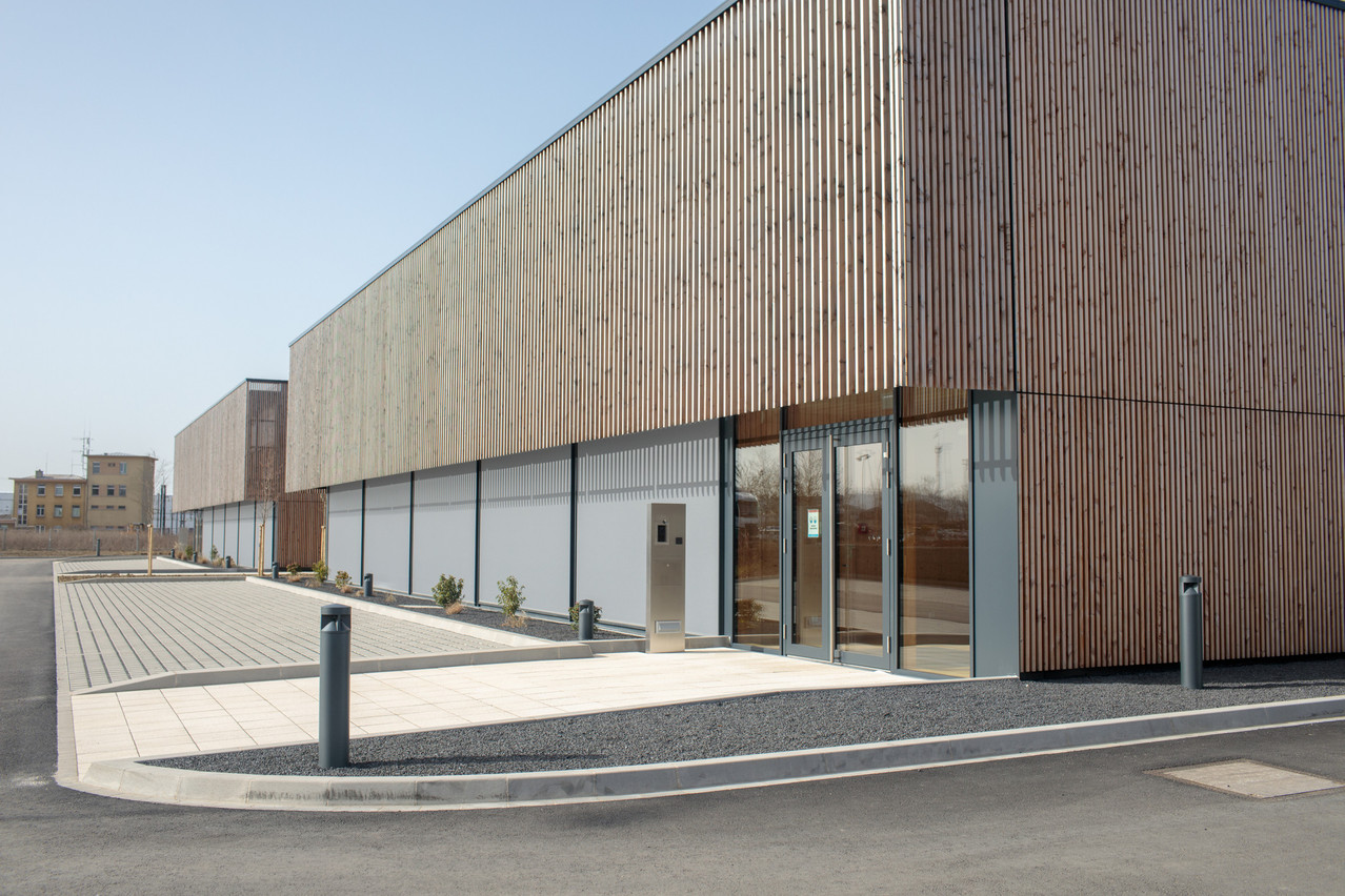 Les deux nouveaux bâtiments des Centres de compétences de l’artisanat occupent 5.000m² dans la zone d’activités économiques Krakelshaff. (Photo: Matic Zorman/Maison Moderne)
