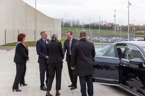 S.A.R. le Grand-Duc est venu inaugurer le nouveau centre pénitentiaire. (Photo: Romain Gamba/Maison Moderne)