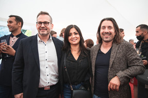 Gilles Hempel (Agence Immobilière Sociale), Norma Bello Cortes (JES'Tudio) and Jorge de Oliveira (Smart Cube) Christophe Debailleul
