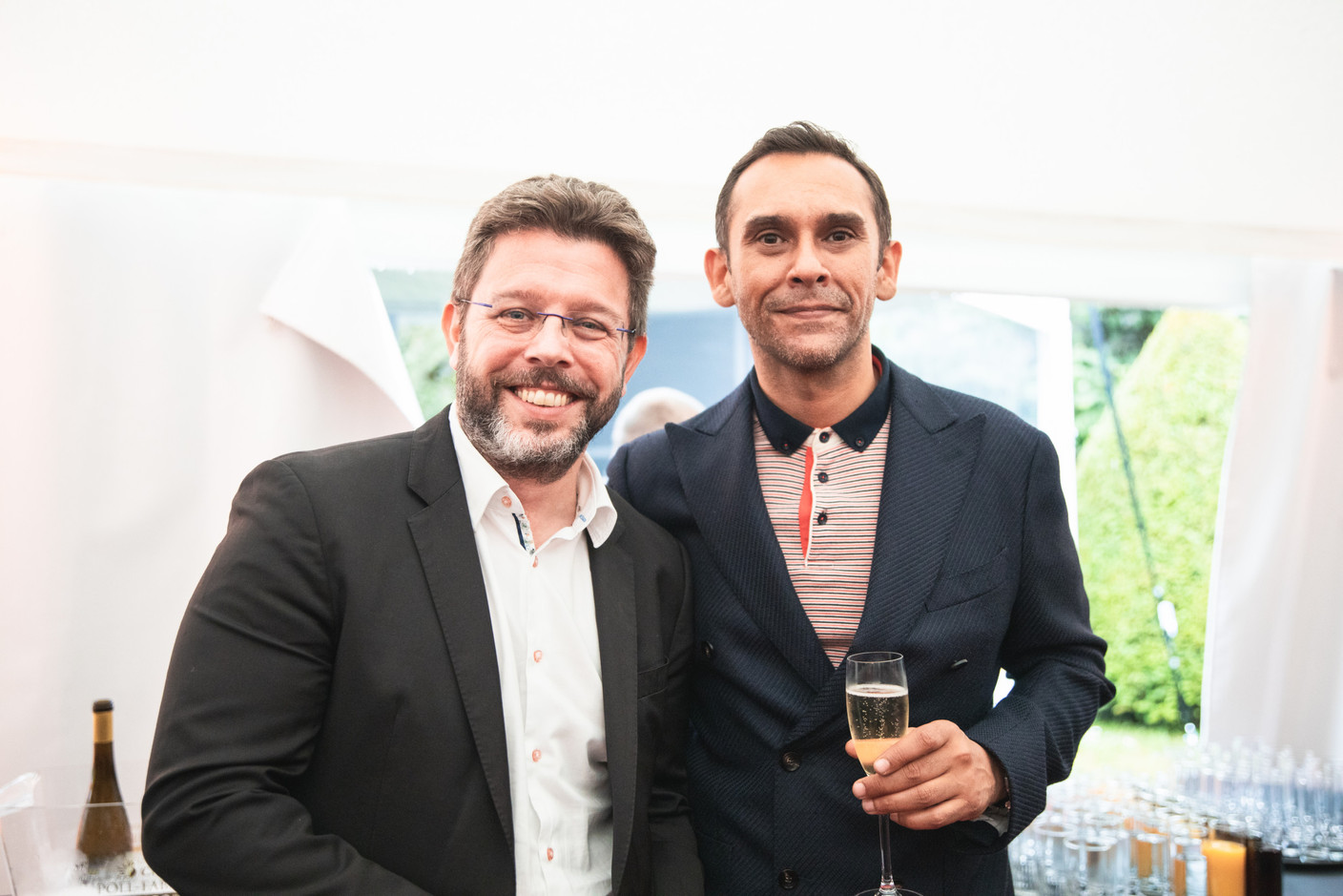 Nicolas Henckes (CLC) et Nazir Zubaïri (LHoFT) (Photo: Christophe Debailleul/Maison Moderne)