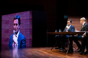 Nicolas Buck (Président de l'UEL) et Thierry Raizer (Maison Moderne) ((Photo: Patricia Pitsch))