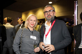 Martine Kerschenmeyer (Korn Ferry) et Mike Koedinger (Maison Moderne) ((Photo: Patricia Pitsch))