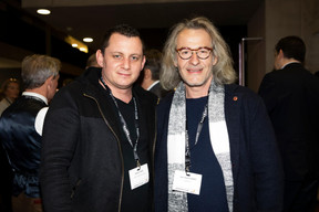 Wilfrid Fabre (Home Hybrid Building) et Jean-Michel Ebert (Koncept) ((Photo: Patricia Pitsch))