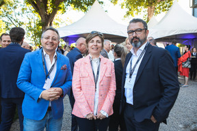 Pedro Castilho (Verbalius), Cécile Lorenzini (Vanksen) et Christophe Bianco (Excellium Services) (Photos: Eva Krins/Maison Moderne)