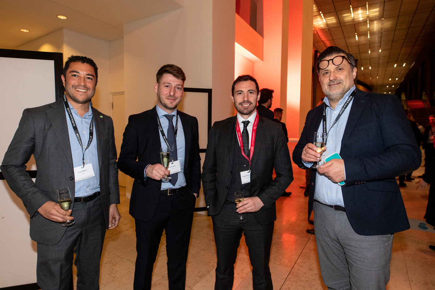 Imad Abbaci (BVI.EU), Samuel Kubiak (Mixvoip), Mikaël Spezzacatena (Maison Moderne) et Igor Jelinski (Freelens TV). (Photo: Eva Krins/Maison Moderne)