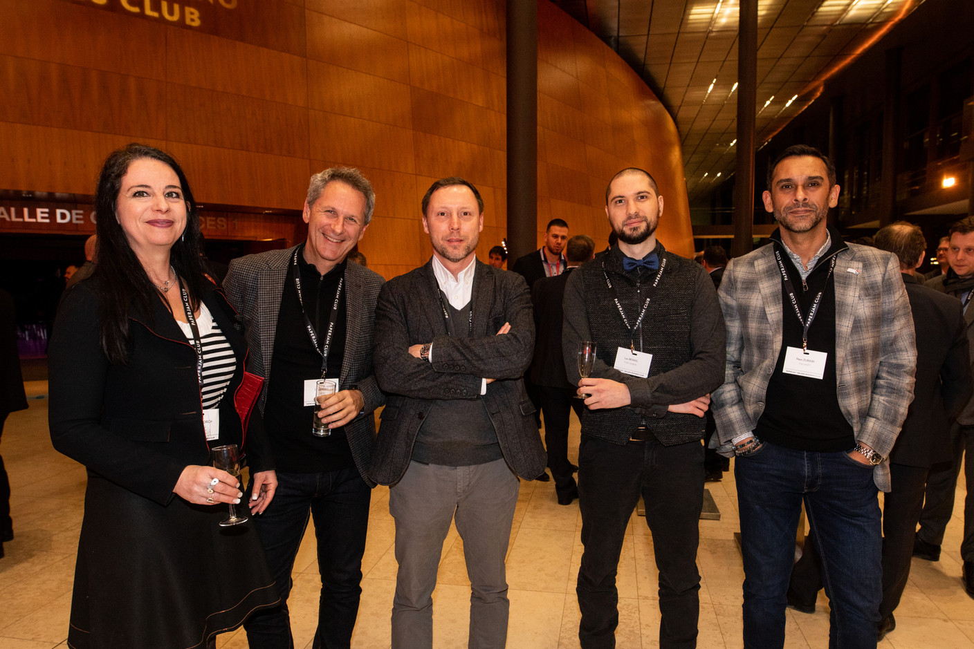 Marie-Laure Ledrich (Consul Led), Serge Borg (Esséré), Leo Benkel (Pure Lambda) et Nasir Zubairi (The LHoFT). (Photo: Eva Krins/Maison Moderne)