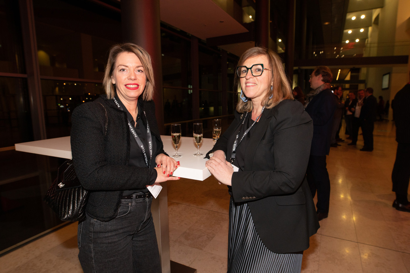 Stéphanie Noël (Victor Buck Services) et Catherine Lebrun (Subtile). (Photo: Eva Krins/Maison Moderne)