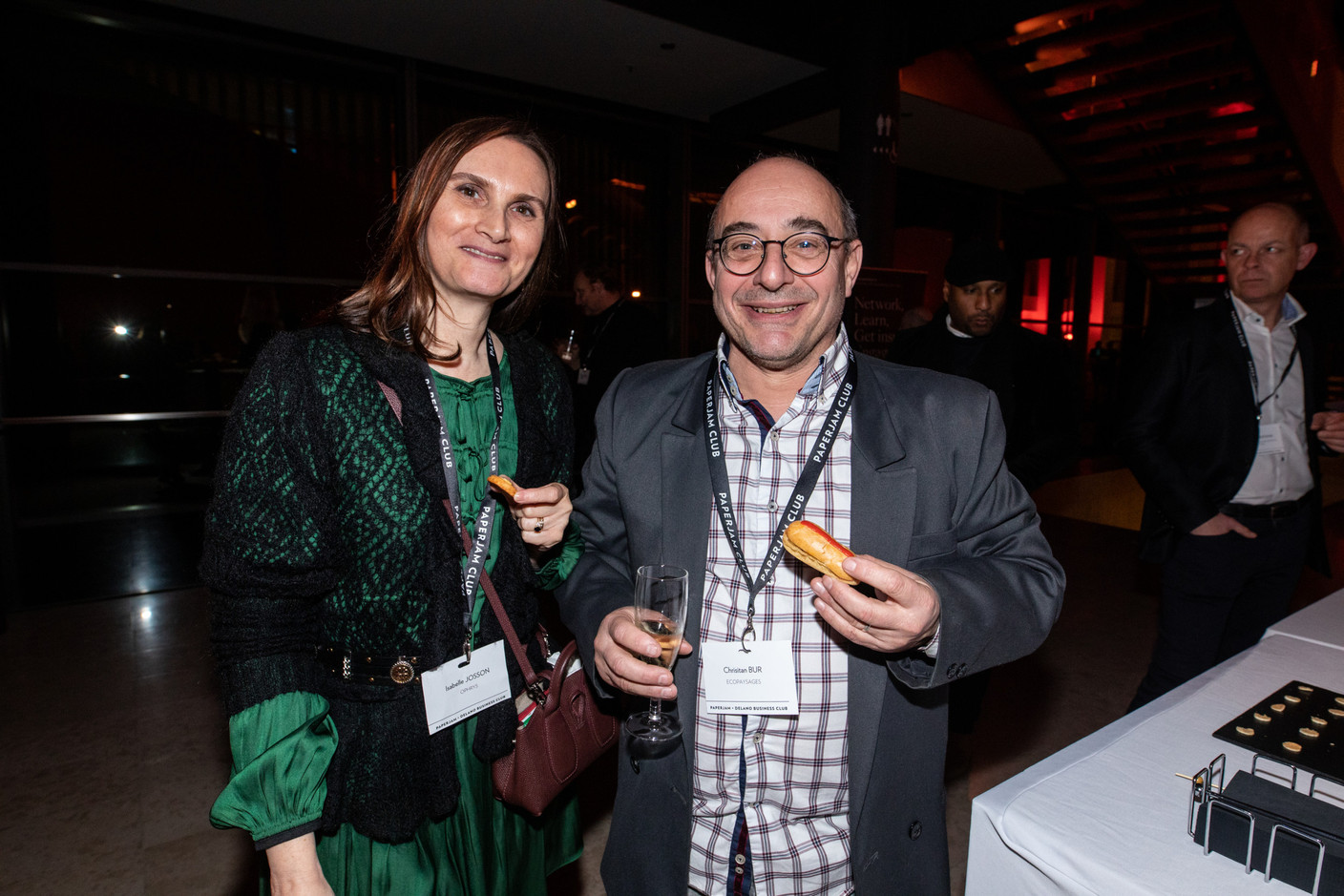 Isabelle Josson (Ophrys) et Christian Bur (Ecopaysages). (Photo: Eva Krins/Maison Moderne)