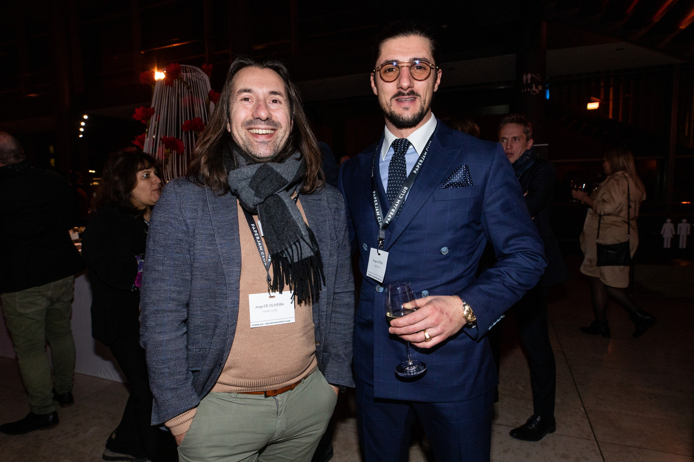 Jorge de Oliveira (Smart Cube) et Morgan Latessa (ONUD Innov). (Photo: Eva Krins/Maison Moderne)