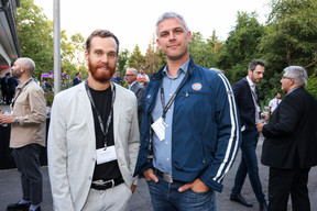 Steven Boulot (Rétromobile) et Bernard Krettels (Repacom Racing). (Photo: Eva Krins/Maison Moderne)