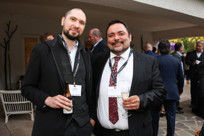 Leo Benkel (Pure Lambda) et Sébastien Pauchot (U&A). (Photo: Eva Krins/Maison Moderne)