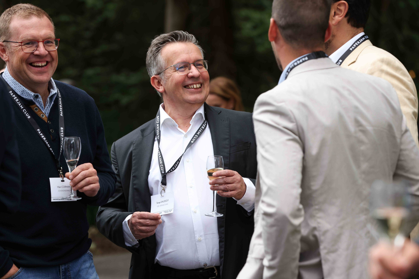 Marc Corman (ICM Engineering) et Serge Saussoy (GBL Verwaltung). (Photo: Eva Krins/Maison Moderne)