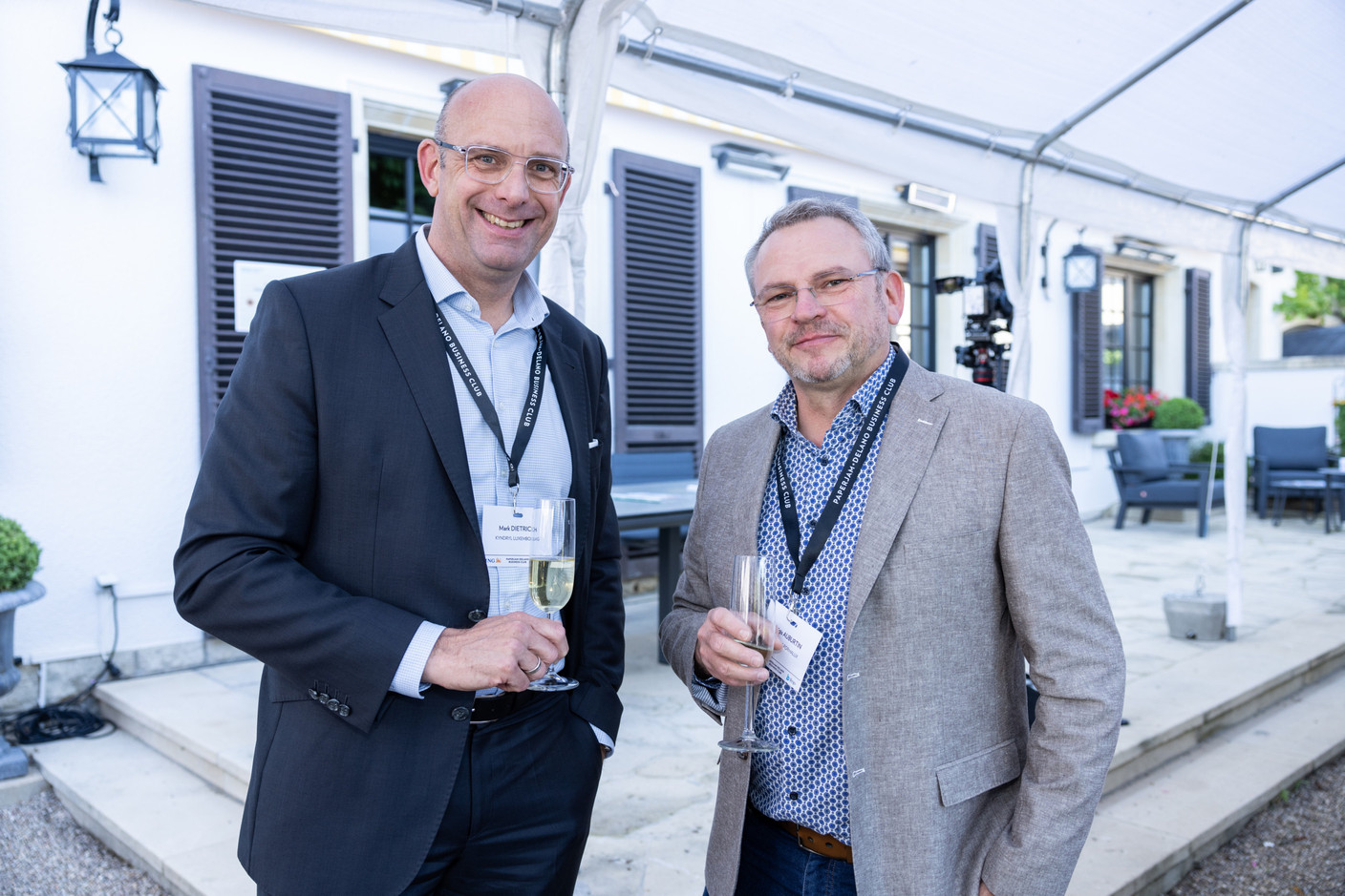 Mark Dietrich (Kyndryl Luxembourg) et Régis Auburtin (Arthémis Formalux). (Photo: Eva Krins/Maison Moderne)