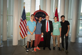 Au centre, Randolph Evans (ambassadeur des États-Unis au Luxembourg). (Photo: Nader Ghavami)