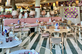 On retrouve dans la salle de restaurant cette ambiance méditerranéenne. (Photo: Ceruzzi)