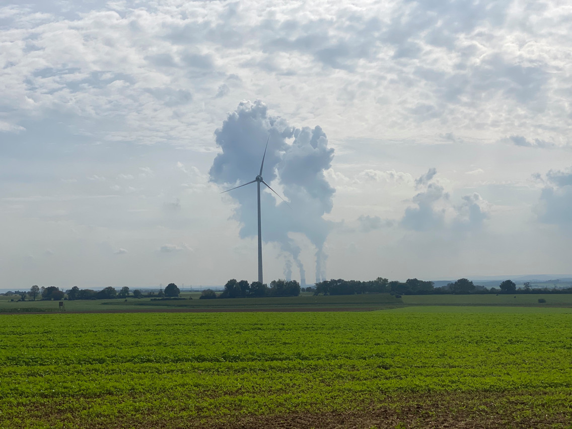 Pour ce parc de cinq éoliennes, faisant face à la centrale nucléaire de Cattonom, Soler a investi 29 millions d’euros. (Photo: DR)