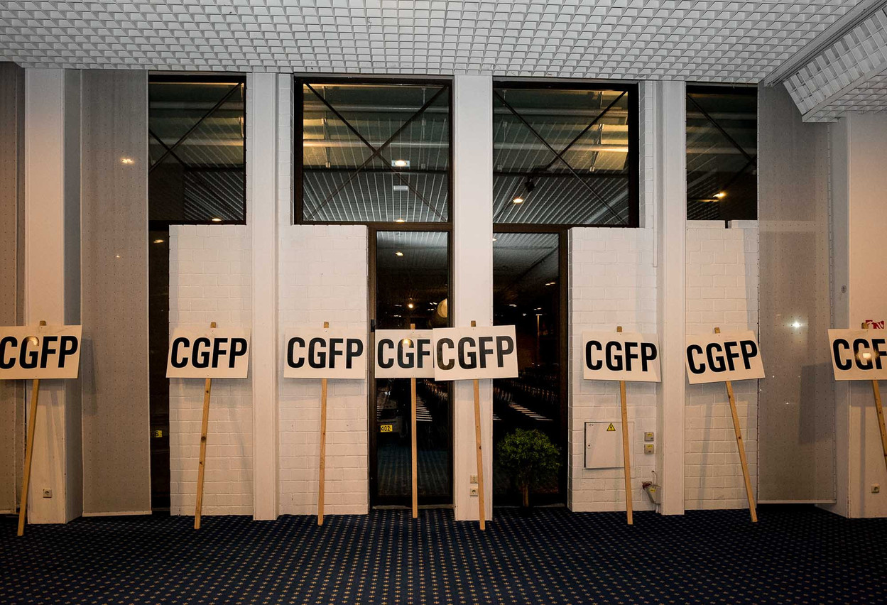 At its enlarged committee conference, the civil servants’ trade union CGFP presented its demands to the new government. Library picture: Nader Ghavami (archives)